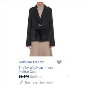 Gabriela Hearst Shelby Wool-cashmere Melton Coat